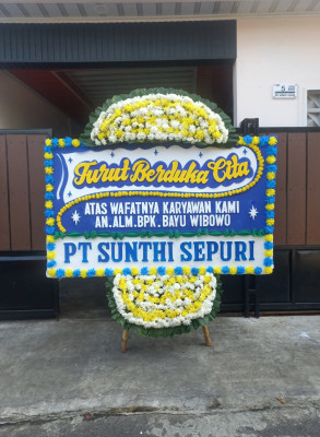 Papan Bunga Duka di Patrol