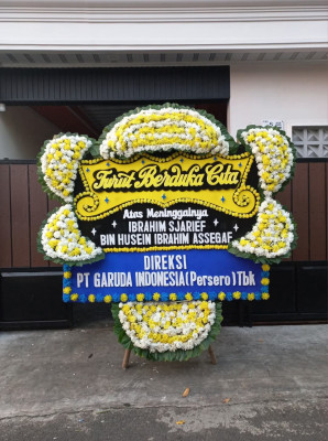 Papan Bunga Duka di Patrol